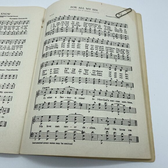 Norman Claytons Favorite Gospel Songs No. 1957 Christian Music Hymn Book Vintage - Picture 15 of 16